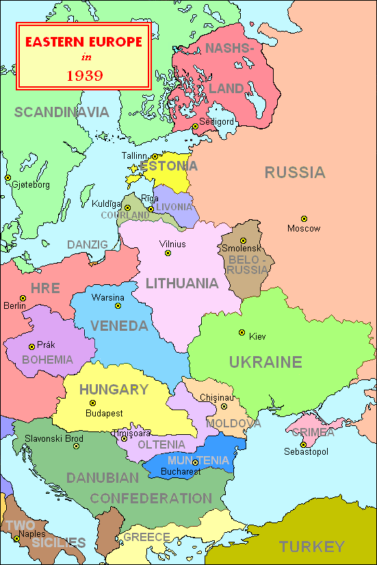 Eastern Europe, 1939